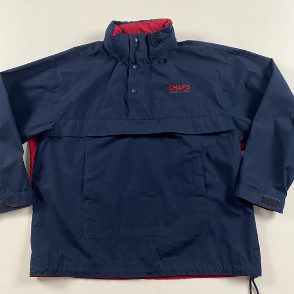 Vintage Chaps Ralph Lauren Lightweight Anorak Jacket Mens Medium Windbreaker - Picture 2 of 15